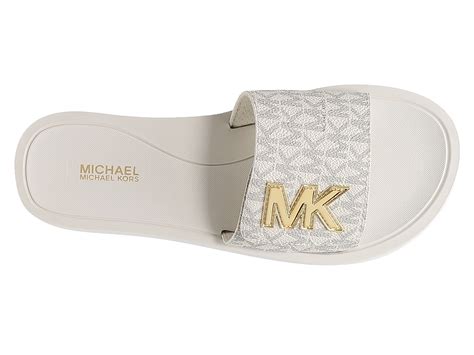 michael kors signature slides|Michael Kors slides wedges.